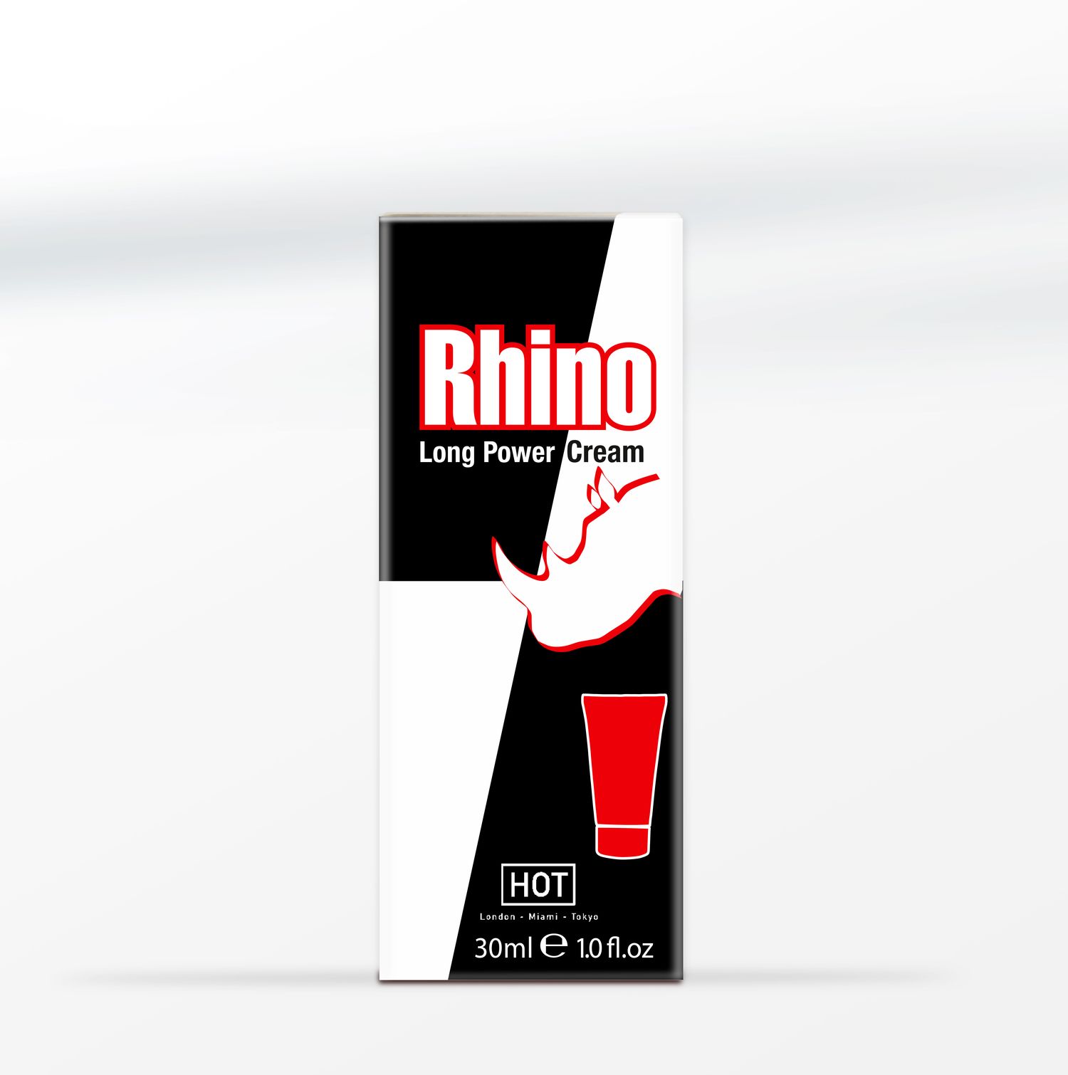 The Rhino Long Power Cream carton